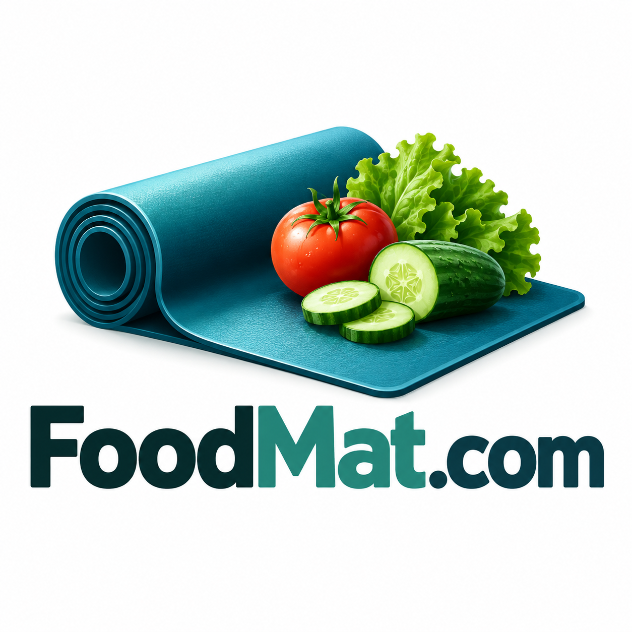 FoodMat.com domain name artwork